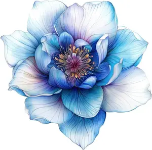 Holographic flower car decal stickers, splendid floral decals, reflective botanical auto stickers, waterproof rainbow-effect car decor, and shiny pastel prism vehicle decals.