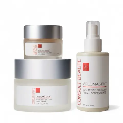 Volumagen Trio - Anti-Aging Skin Care Set with Volumizing Collagen Concentrate, Facial Cream & Eye Cream for Youthful Skin Treatment Kit Ultimate Kit, Anti-Age Serums & Essences, Anti-Wrinkle Firming Moisturizing Hydrating Serums & Essences