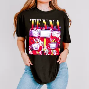 Tenna Deltarune Game Shirt, Tenna Homage Tee, It’s TV Time Meme Bootleg 90s, DTG Video Game, Unisex Gamer Matching Gift Shirt