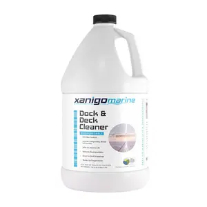 Xanigomarine Dock & Deck Cleaner - 1 Gallon for Household Use with Bristle Brush for Effective Deck Cleaning