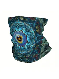 Om Namah Shivaya Bandana Men's Fashion Accessory Relaxed Style Thin Bandana Neck Gaiter Wrap Scarf Headband Neck Cover