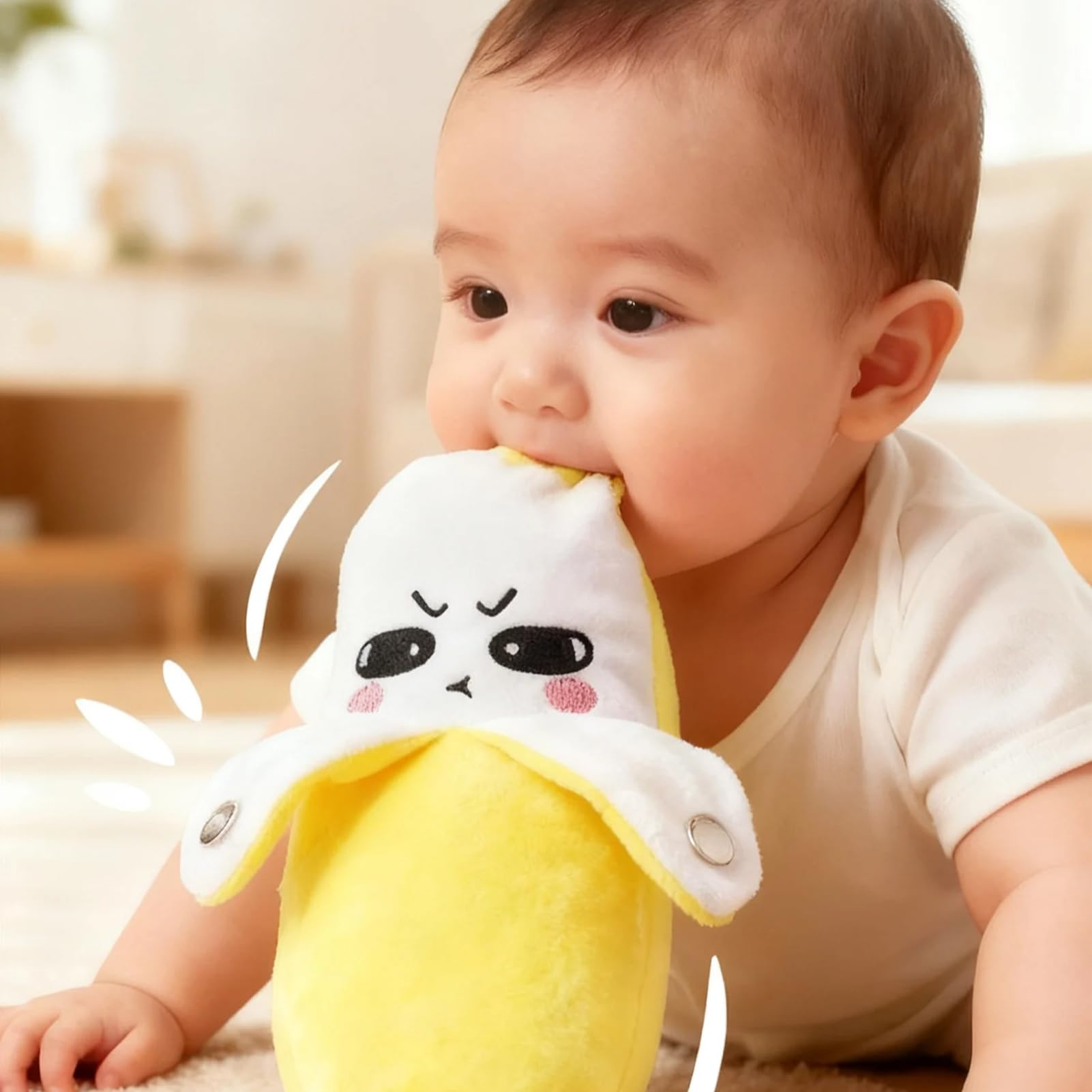 SnugPlay Interactive Music Plush Toy Set – Banana, Strawberry & Carrot Electric Plush Toys for Parent-Child Interaction, Couples & Friends Prank Toy, Valentine’s Day & Easter Party Fun Gift for Kids & Adults stuffed animals cute girly gifts SnugPlay Interactive Music Plush Toy Set – Banana, Strawberry & Carrot Electric Plush Toys for Parent-Child Interaction, Couples & Friends Prank Toy, Valentine’s Day & Easter Party Fun Gift for Kids & Adults stuffed animals cute girly gifts