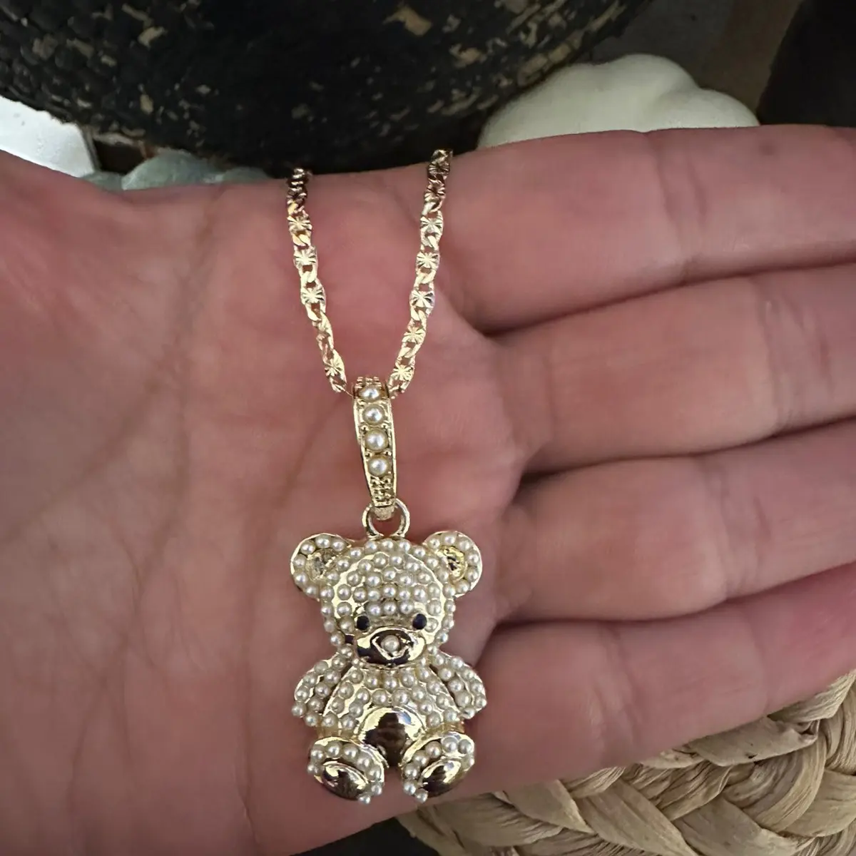 Bear Necklace  cadena de Osito cadenita