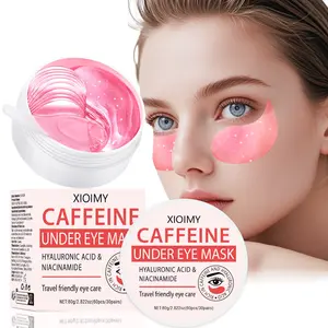 Caffeine & Hyaluronic Acid Eye Mask, Under Eye Patches, Deep Moisture, Firming & Soothing, Suitable for All Skin Types, Eye Care, 60pcs