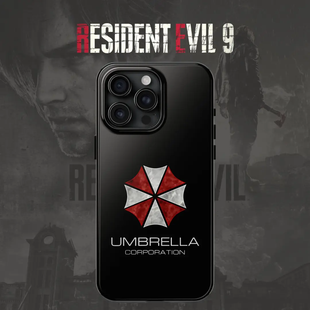 Resident Evil Requiem Phone Case, Umbrella Corporation Merch, Leon Kennedy Merch, Gaming Merch, Gaming Phone Case, Gift For Women and Man