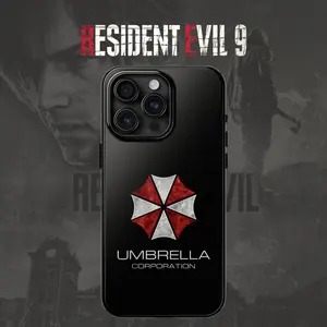 Resident Evil Requiem Phone Case, Umbrella Corporation Merch, Leon Kennedy Merch, Gaming Merch, Gaming Phone Case, Gift For Women and Man