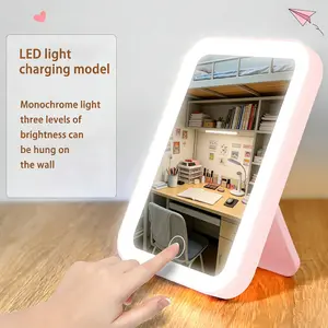 Classic Single Color Makeup Mirror, Adjustable Angle Desktop Design, Easy to Use, Essential for Clean Beauty Routine