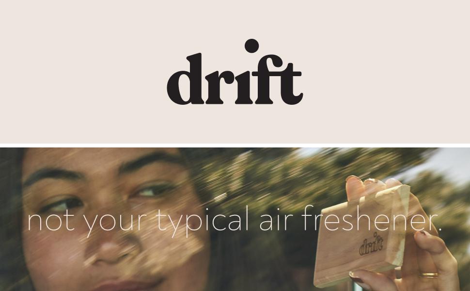 Drift Car Air Freshener  Wood Air Freshener  Car Odor Eliminator  Teak Scent Starter Kit
