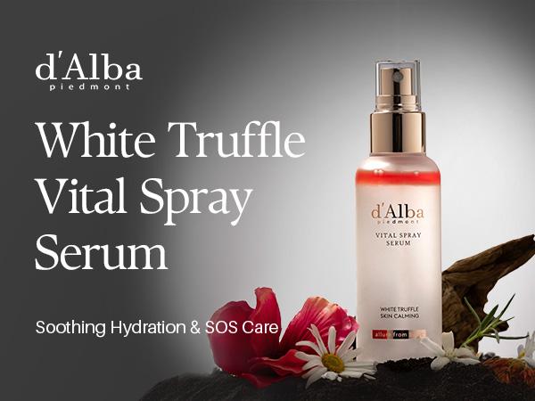 [OFFICIAL d'Alba] White Truffle Spray Serum, 3 Solutions, Vegan Skin Care, Glow Serum for Radiant Skin, All In One Mist, Korean Skin Care