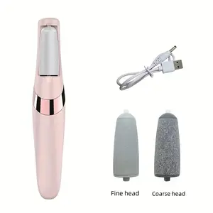 USB Rechargeable Electric Foot Massager, Dual Roller Design, Portable Exfoliator, Home Foot Care Tool, Ergonomic, LED Display, Compact
