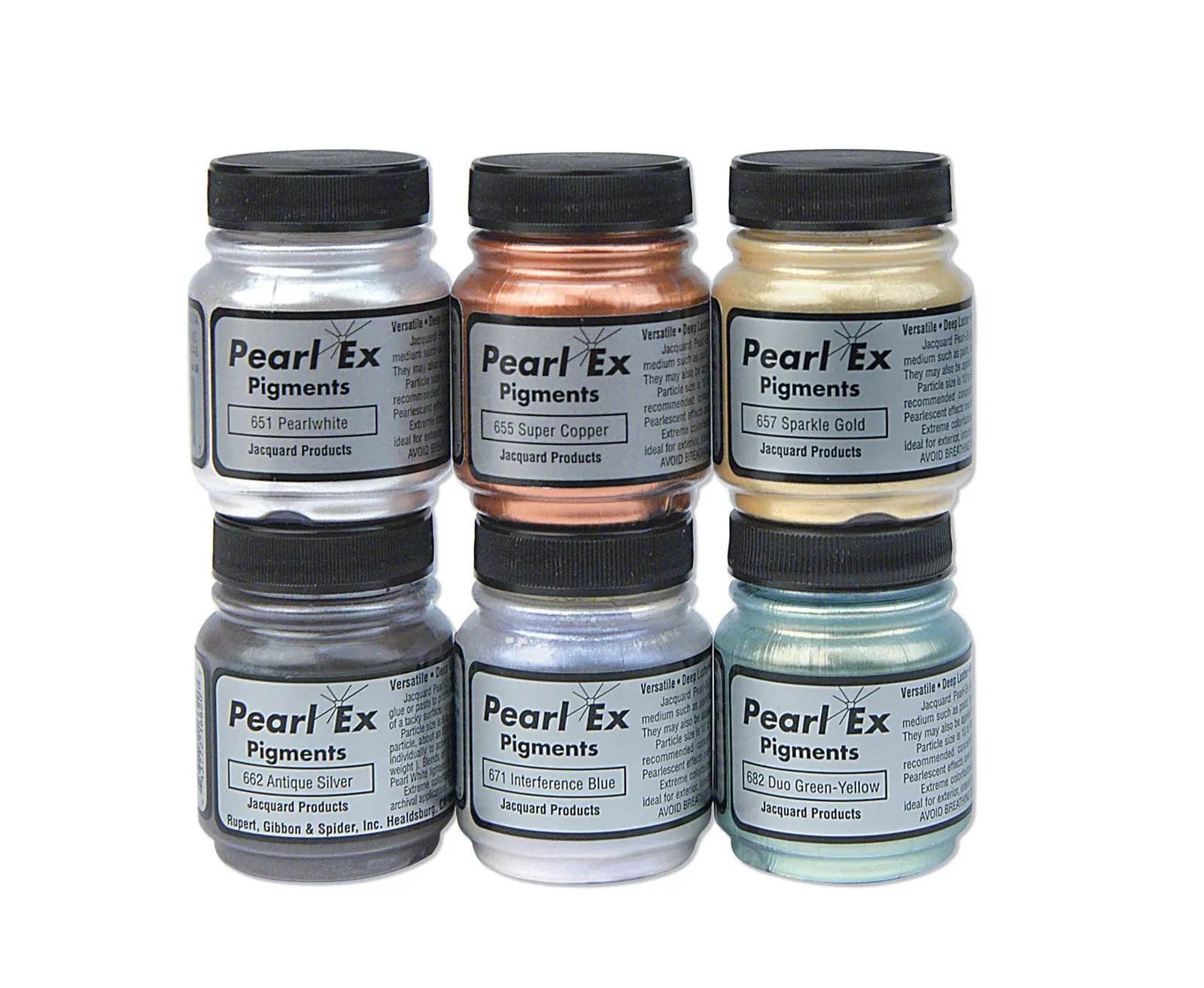 Jacquard Pearl Ex Powdered Pigments Jacquard Pearl Ex Powdered Pigments