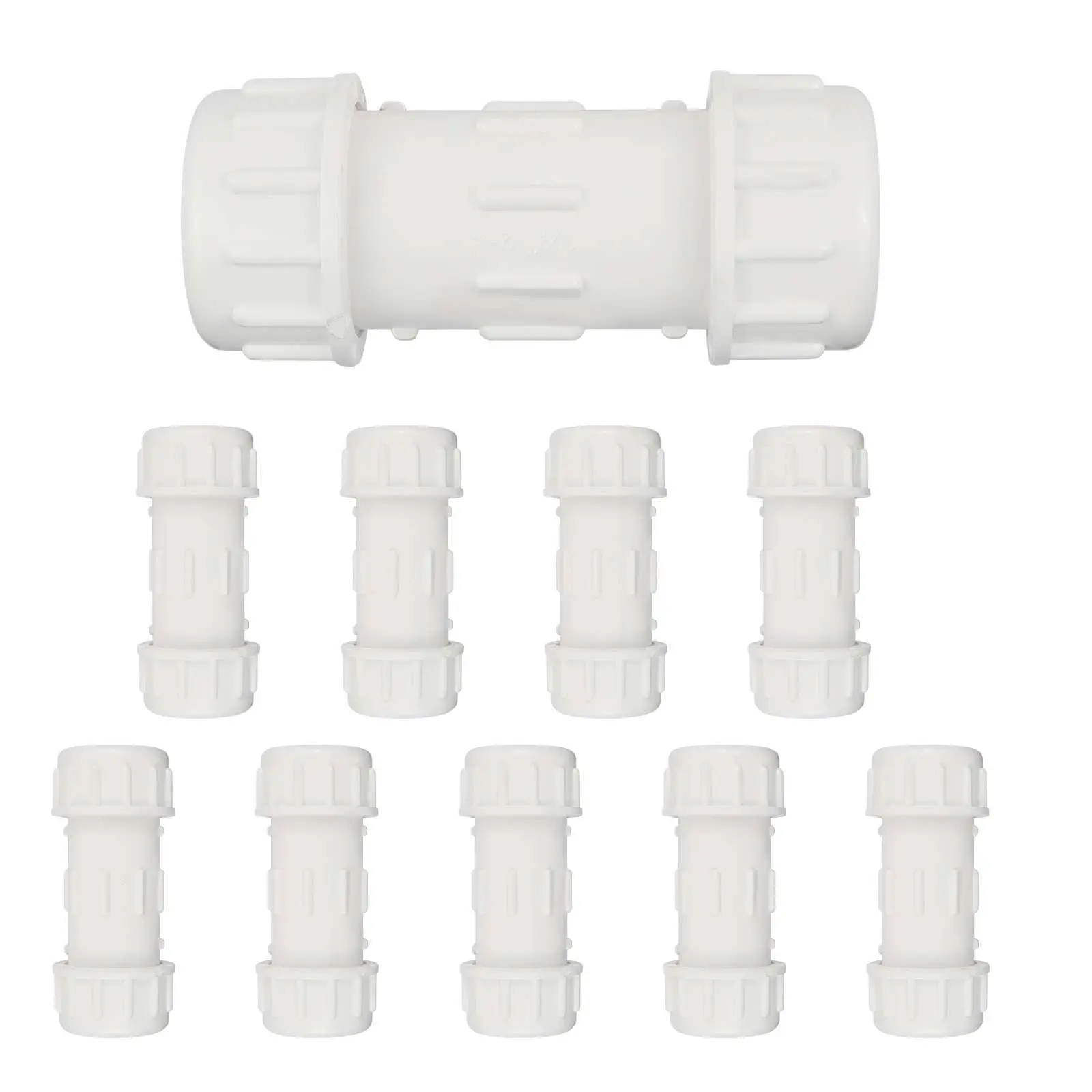 30 Pcs 1/2" PVC Compression Coupling