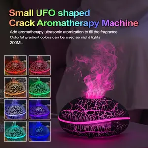 Automatic Flame Crack Aromatherapy Machine, Office Bedroom High-End Auto Spray Diffuser, Home Hotel Desktop Essential Oil Diffuser, Aromatherapy Humidifier