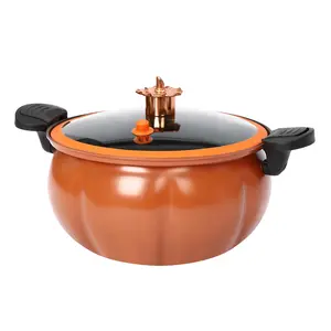 Micro-Pressure Cooker, Micro Pressure Cooking Pot, Pumpkin Shaped Pressure Cooking Pot, 8L Multi-Function Micro Pressure Cooking Pot for Home Kitchens (Orange) Cookware