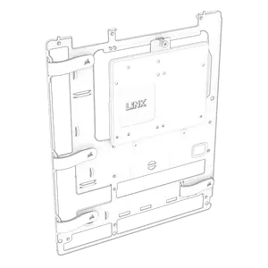 FRAME Motherboard, Standard (4000D) Steel ATX, Black