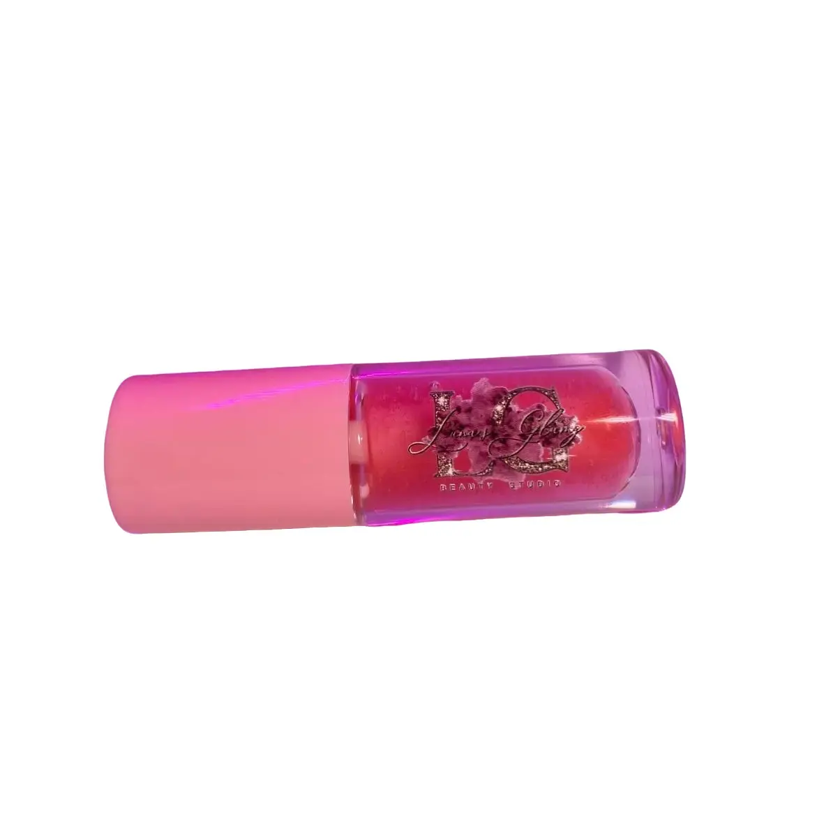 Luna's Glam'z Blush Bloom Flavored and Tinted Lipgloss for Long-lasting Makeup - Cosmetic