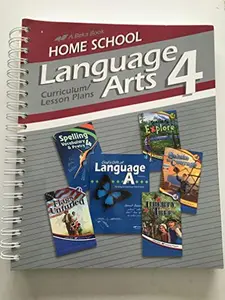 USED-A beka Homeschool Language Arts 4 Curriculum/Lesson Plans 143596 by A Beka (Unknown)