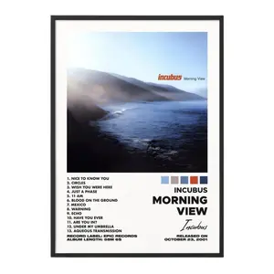 Morning View by Incubus Album Poster No Frame / Album Cover Poster / Music Gift / Music Wall Decor / Album Art / Decor Home