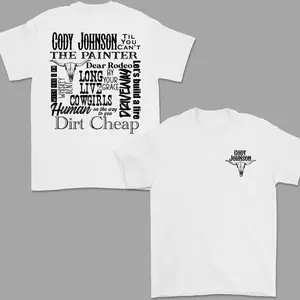 Cody Johnson T-Shirt - Country Music Graphic Tee, Cow Skull Print Cozy Cotton Shirt, Oversized Unisex Streetwear Top, Gifts for CoJo Fans, Menswear Tops, Men's T-shirts
