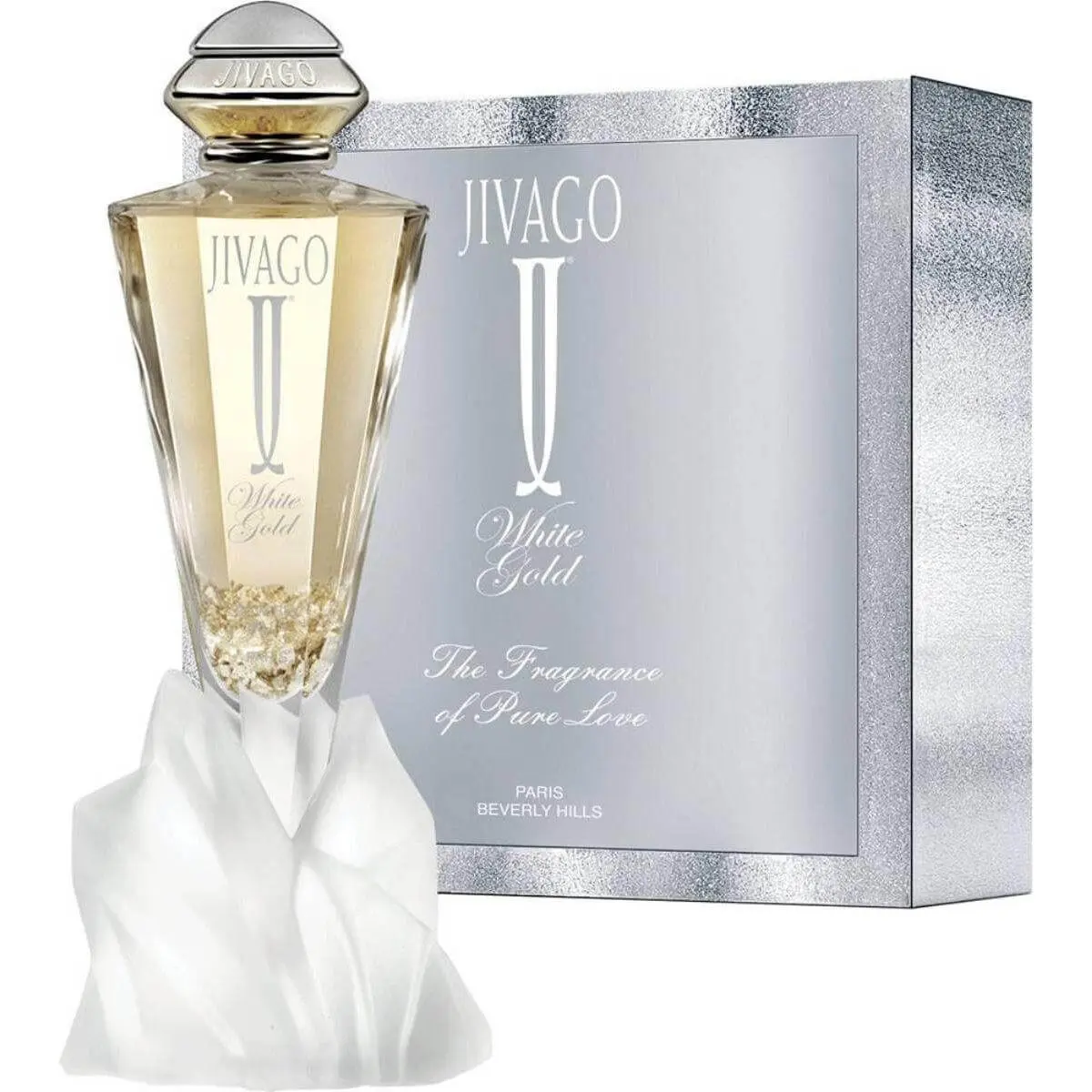 JIVAGO Lily Women's EDP Perfume for Women, 2.5 fl oz White Gold Fragrance, Elegant Floral Flowers Scent with Delightful Scents, Rosewood Base, New in Box, Lily Women's Fragrance