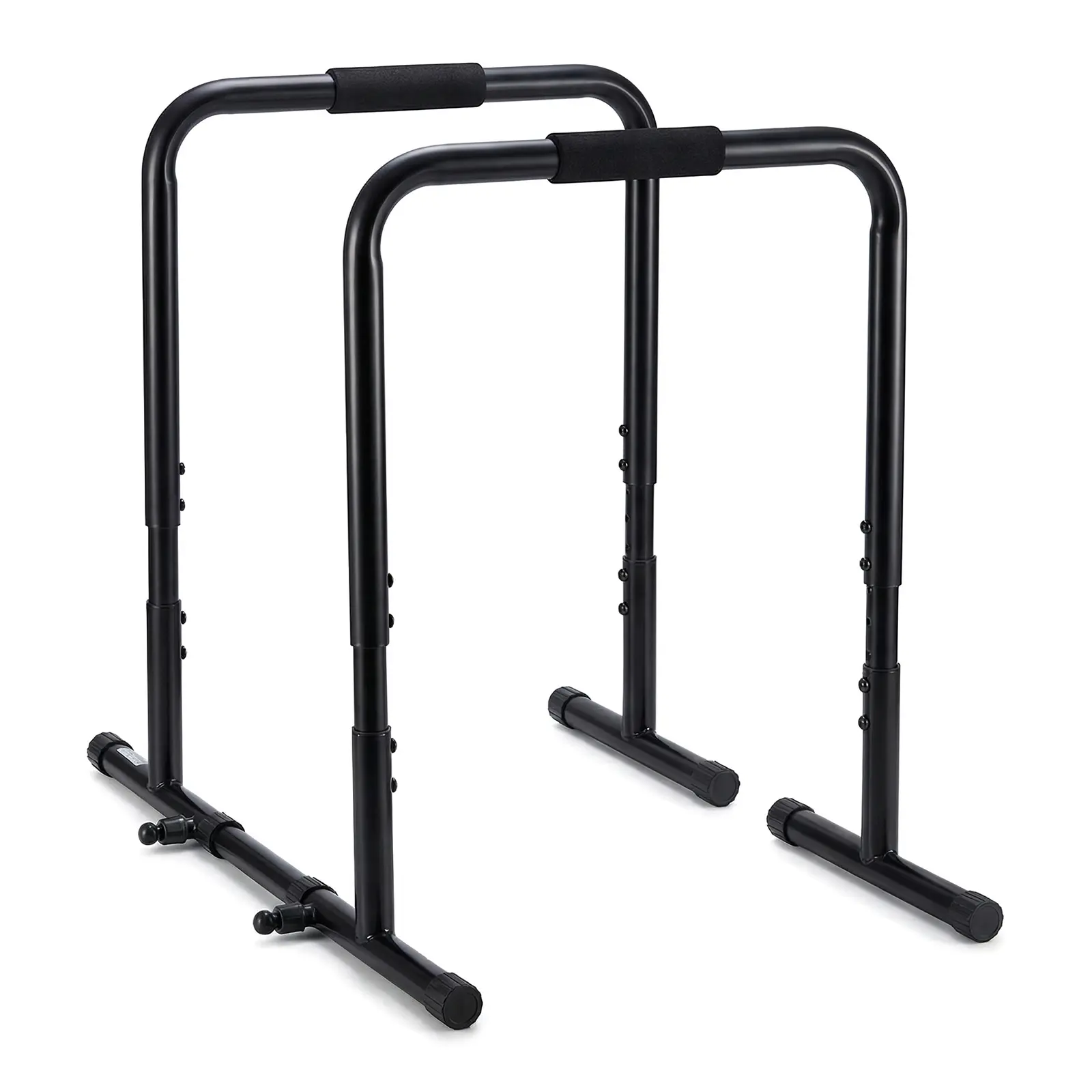 Adjustable Dip Station Parallel Bars, Heavy Duty Steel Dip Stand Supports 400 Lbs, Multi-Function Home Gym Equipment for Push-Ups, Dips, Leg Raises, Indoor & Outdoor Workout