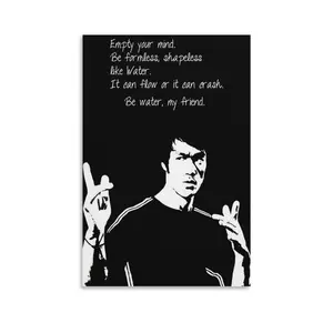 Bruce Lee Poster Picture Canvas Wall Art Print Home Room Decor