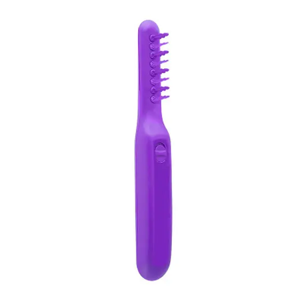 Purple Detangling Hair Brush for All Hair Types - Cordless & Kid-Friendly Essential Tool for Gentle Knot Removal