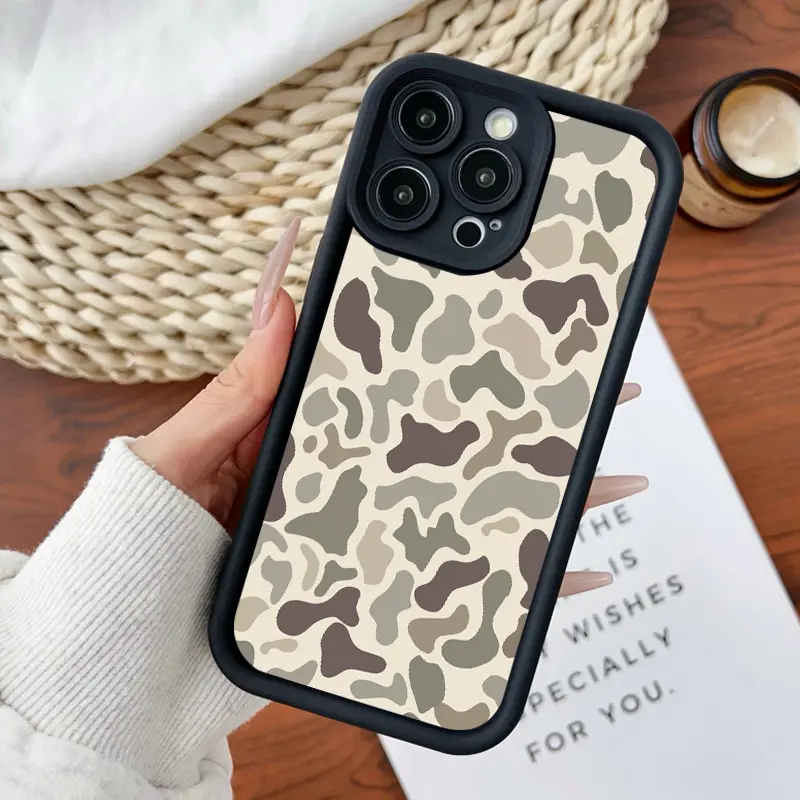 Compatible for iPhone11/12/13/14/15/16/17/promax/x/xs/xr/xsmax Case Camouflage pattern Soft TPU Shockproof Protective CASE, Cover, Accessories, Smartphone Protection Cellphone