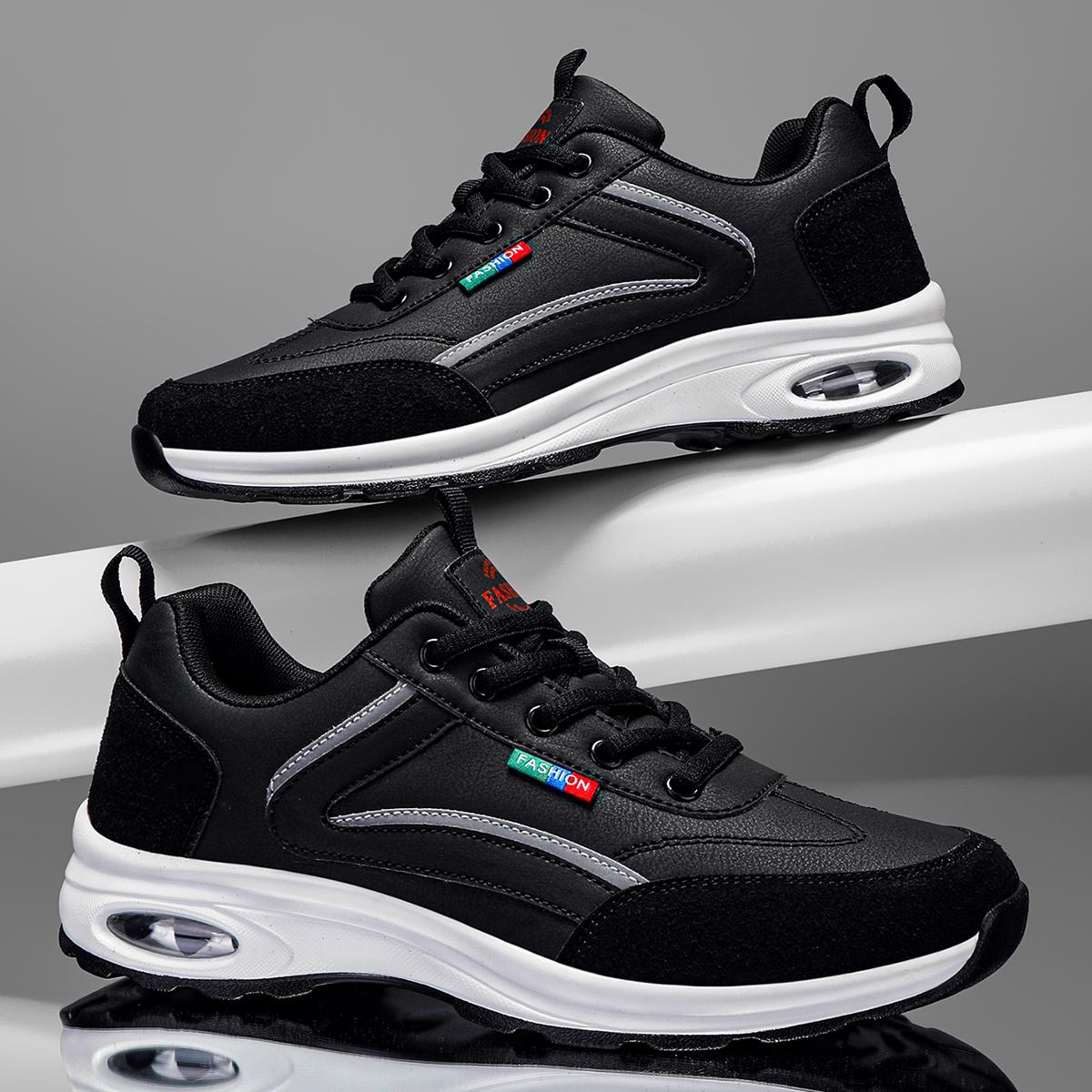 Men's fashionable running shoes, suitable for outdoor activities, comfortable and breathable spring and autumn low-top casual shoes, trendy and multi-functional popular men's sports shoes, casual and multi-purpose breathable sports shoes