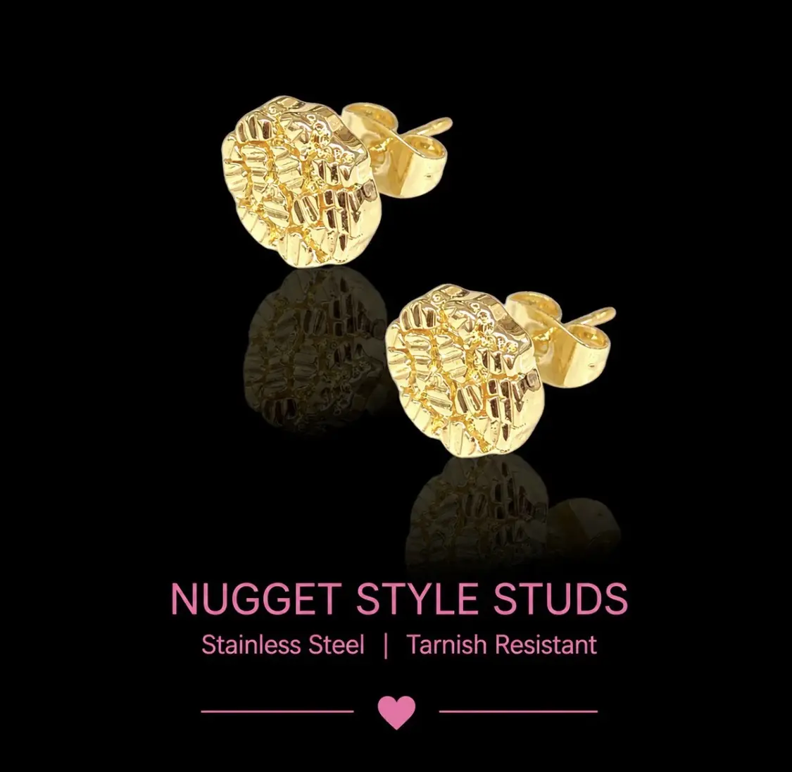 Nugget style earrings Nugget style earrings