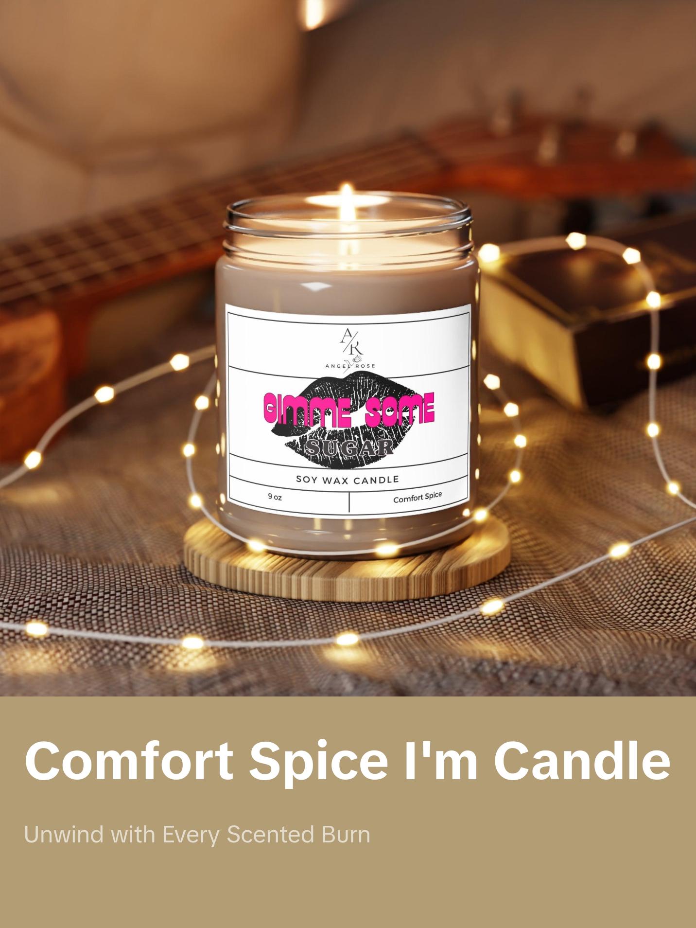 Scented Soy Candle,  Comfort Spice 9oz