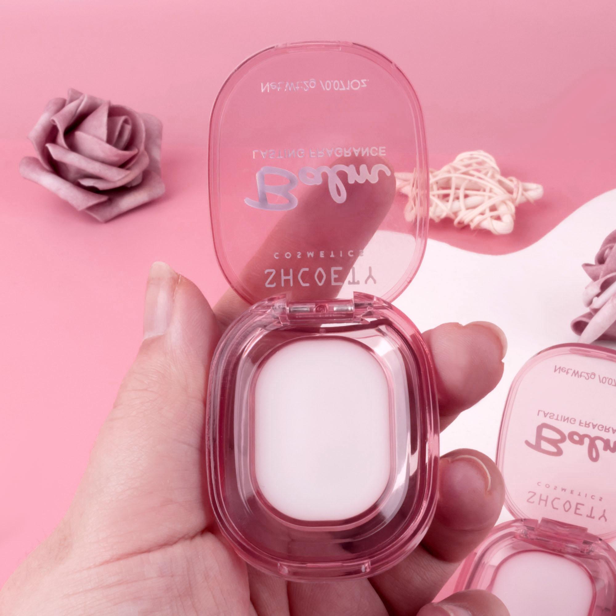 Solid Perfume Balm, Wax-Based Formula, Long-Lasting Fragrance, Portable Compact Design For On-The-Go Touch-Ups, Ideal For Work, Travel And Parties