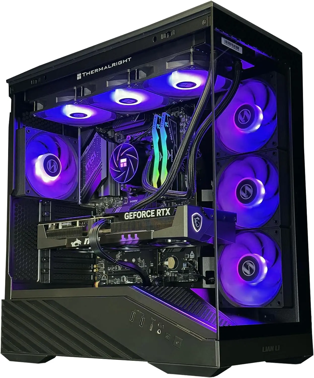 Elite 50 Vector - RTX 5070 Ti 16GB GDDR7 | Ryzen 7 9800X3D 4.7 GHz (5.2 GHz Turbo Boost) | 32GB DDR5 6000MHz | 2TB Gen4 SSD | 850W Gold PSU | ARGB Fans | Wi-Fi + BT | Win 11