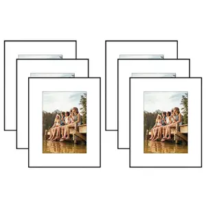 Picture Frame 6 Pack | Gallery Wall Decor | Protective Glass | Modern Style