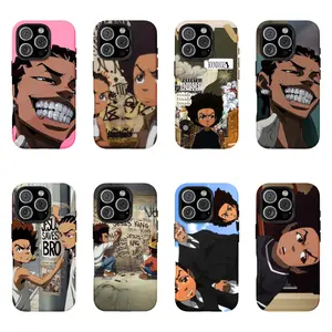 Boondocks Riley's Cartoon-Theme Durable Protective Phone Cases for iPhone 11-16 - Shockproof & Wear-Resistant Glossy Finish - Cool Gift for Easter, Christmas, Halloween, or Birthdays