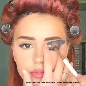 2 pieces, portable, creative, beginner eye makeup aid, eye makeup tool, silicone, black