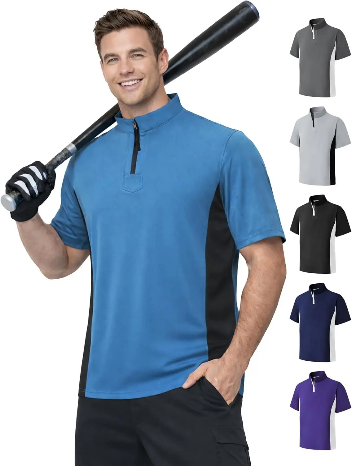 Men’s Cage Jacket Baseball Windbreaker Lightweight Batting Practice Pullover for Training Water-Resistant Jacket(Gift)