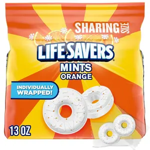 Life Savers Orange Breath Mint Hard Candy, Sharing Size - 13 oz Bag