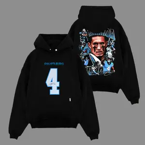 Tetairoa McMillan T-Mac 4 For Panthers Nation Cotton Hoodie Sweatshirt T-Shirt (Made In US), T-Mac Fans Outfit, Philly Game Day Outfits, Gift For Panthers Football Fans, Football Graphic Hoodie