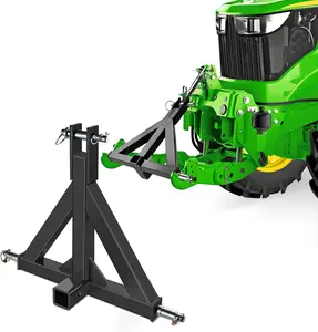 Nilight 3 Point 2" Trailer Hitch Receiver Category 1 Heavy Duty Tractor Drawbar Quick Hitch Adapter Compatible with Kubota,Bx,John Deere, Nortrac, Kioti,Yanmar,Ca Sturdy Truck Vehicle dealsforyoudays