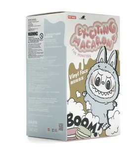 Pop Mart Labubu The Monsters Exciting Macaron Vinyl Plush Pendant Single Blind Box