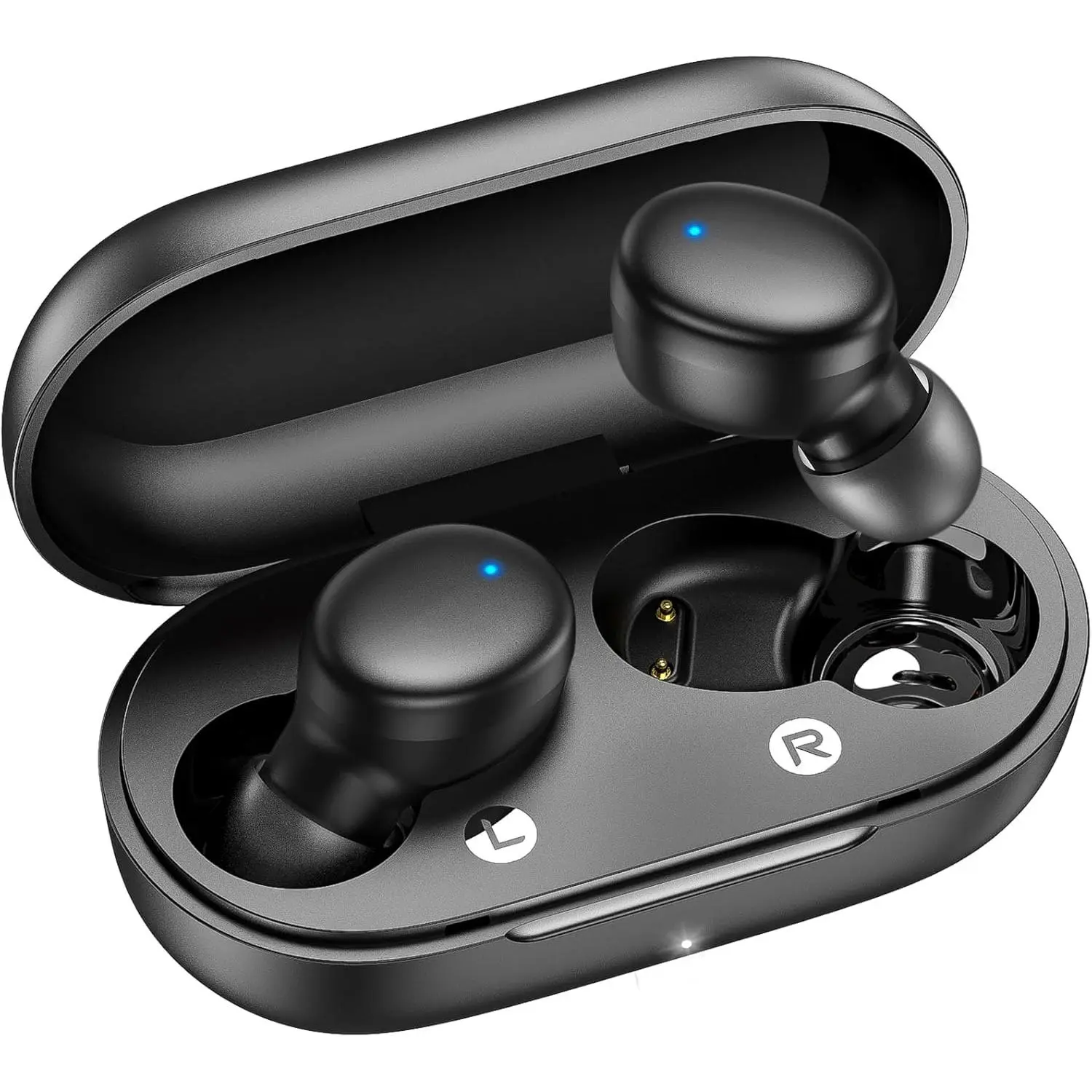 L-HPS012 Wireless Bluetooth 5.3 Noise Cancelling In-Ear Earbuds - Silicone, Lightweight Wearable Tech with Deep Bass, Built-In Mics, Secure Fit, Call Function, Protection for Sports, Compatible with Phones, Android, PC, Laptop, Tablet, S8, Game Console, H