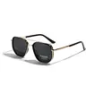 Summer 2025 Simple Polarized Shades Sunglasses For Everyday Use, Summer Geometric Frame Double Beam Fashion Stylish Sunglasses, Travel Accessories, Unisex Polarized Sunglasses, Trendy Casual Sunglasses, Polarizing Sunglasses, National Day Offers