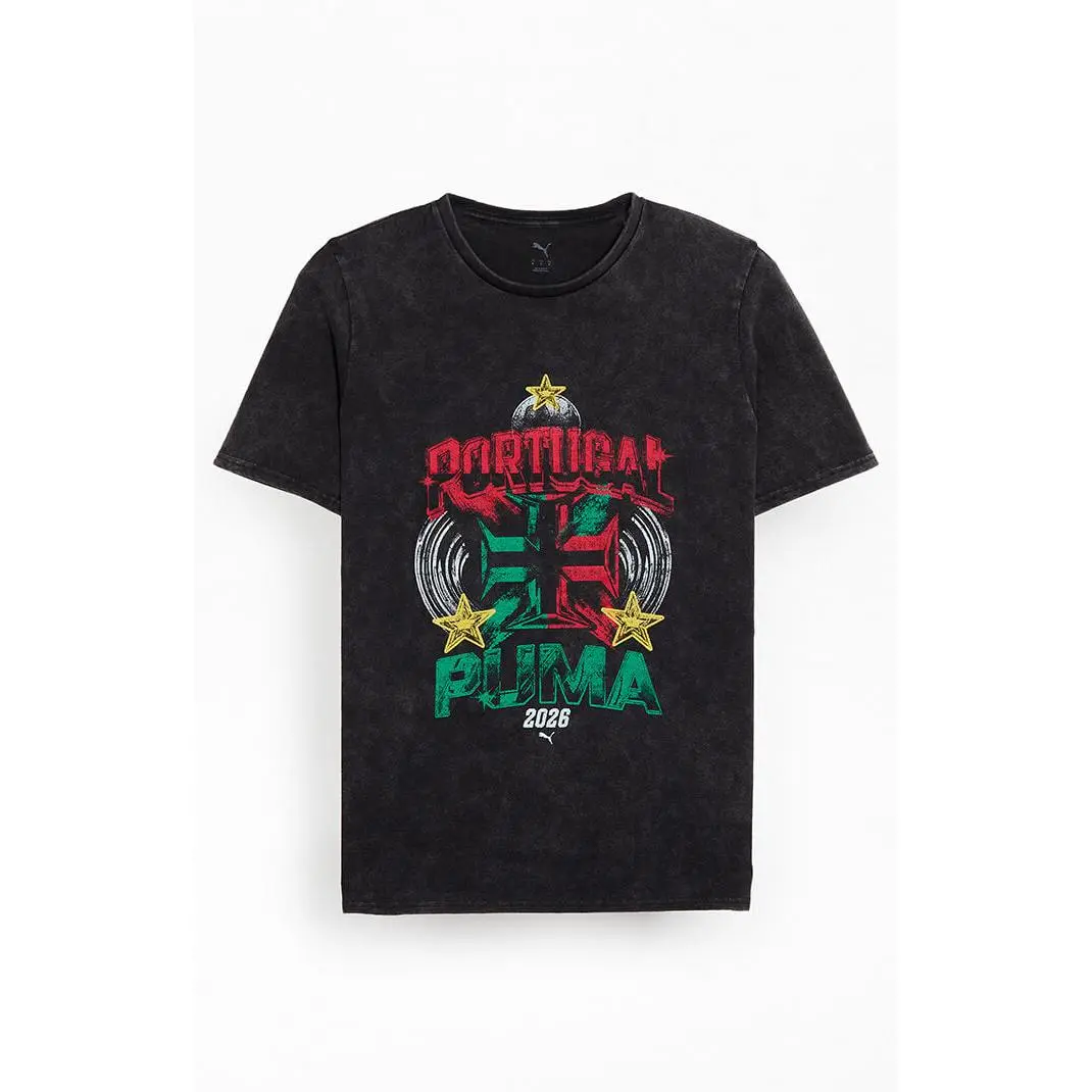 Puma Men's Fanpack '90s Bespoke Portugal T-Shirt - Multicolor