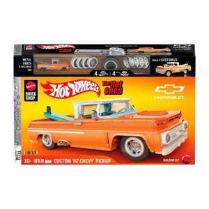 Hot Wheels Brick Shop Custom '62 Chevy Pickup The Hot Ones Building Set