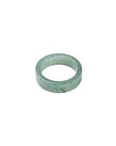 Gale — Cyan Square Jade Ring