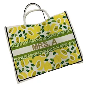 Personalized Beaded Tote Bags