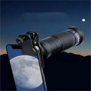 36x phone telescope lens, outdoor astronomical telescope lens, portable lightweight phone telescope for outdoor camping, travel, and stargazing