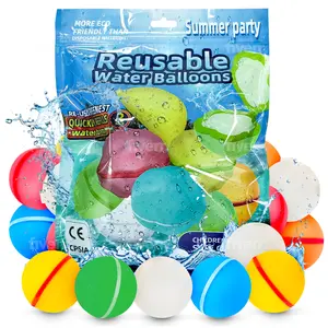 20 pcs Water Reusable Balloons - Durable Water-Resistant Balloons for Various Uses, Ideal for Poolside Activities