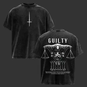 Vintage Washed Hiromi Higuruma Anime T-Shirt - Jujutsu Kaisen Judgeman Graphic Tee Unisex Oversized Streetwear Manga Top - JJK Fan Gift